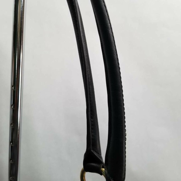 B. Makowsky Black Leopard Print Satchel - Picture 9 of 10